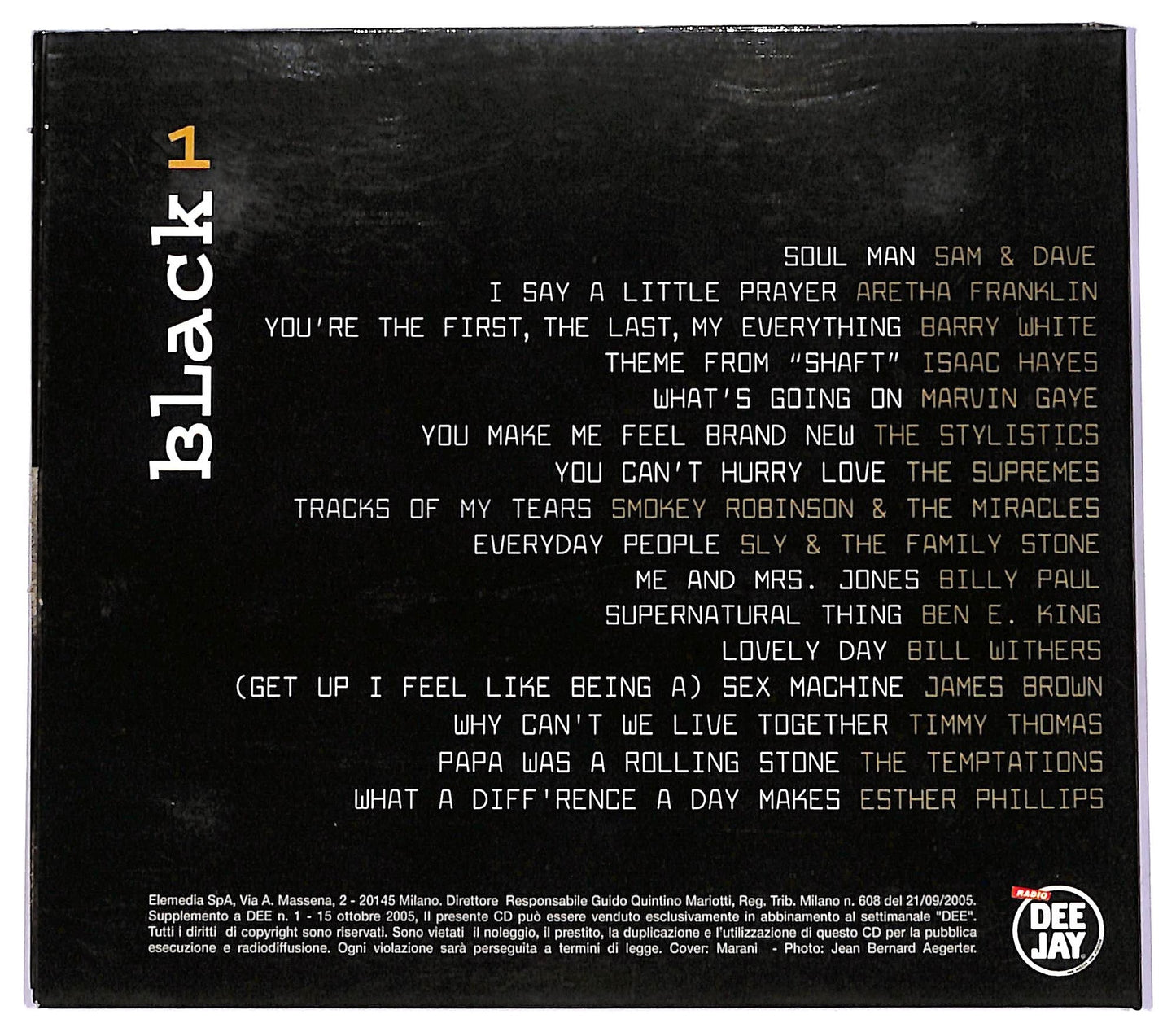EBOND Various - Dee Jay Black 1 CD CD081210
