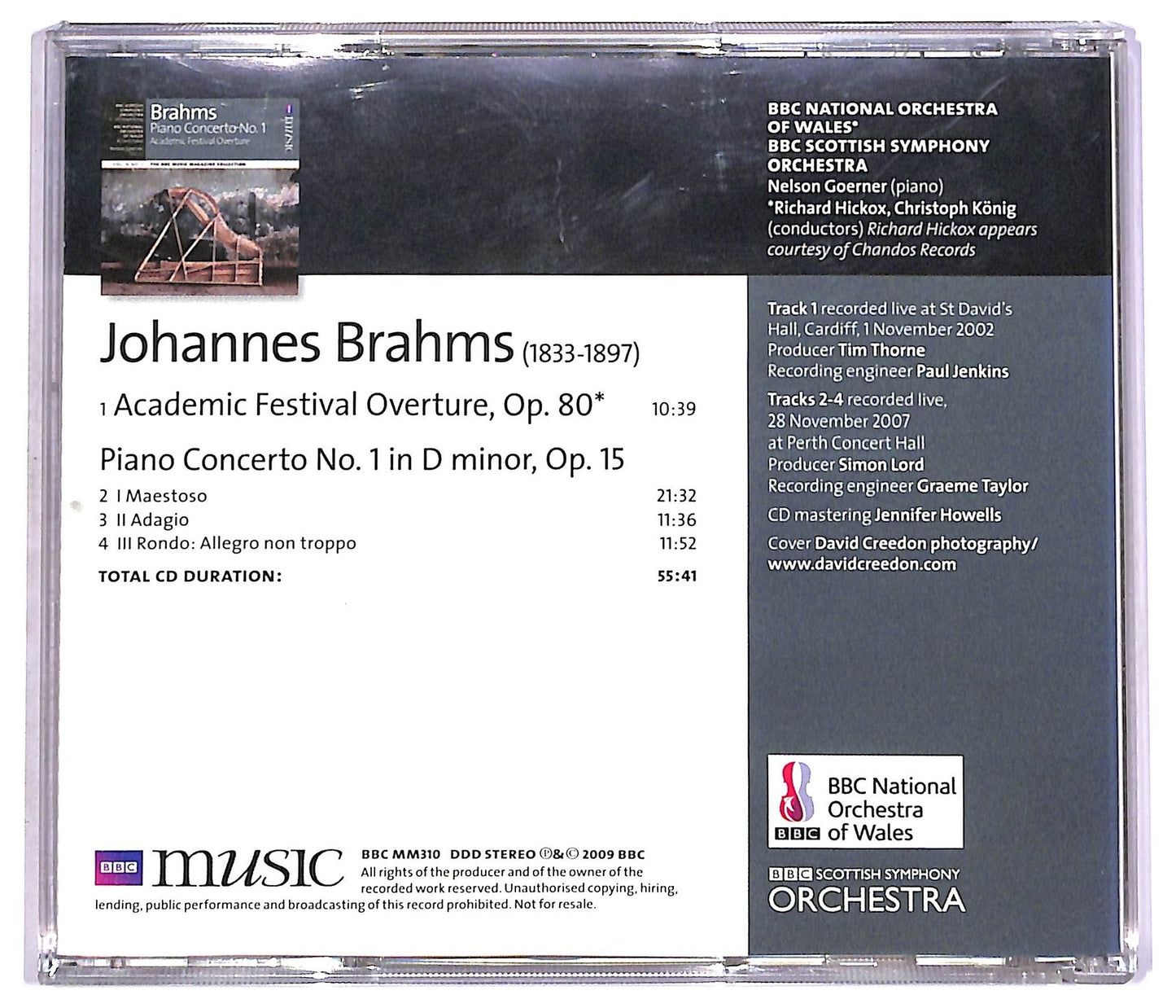 EBOND Brahms - Piano Concerto No. 1 CD CD081244