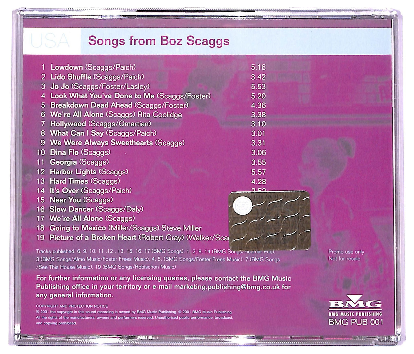 EBOND Boz Scaggs - Songs From Boz Scaggs CD CD081318