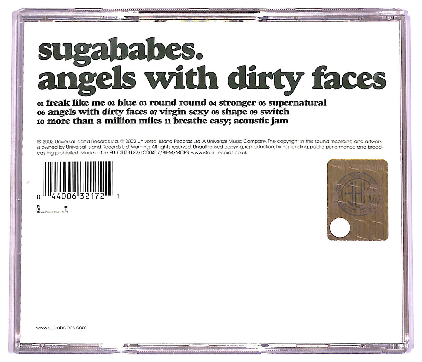 EBOND Sugababes - Angels With Dirty Faces CD CD081320