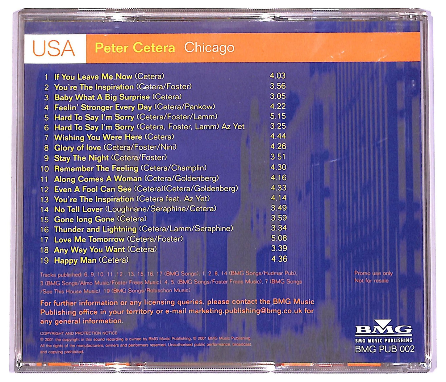 EBOND Peter Cetera - Chicago CD CD081341
