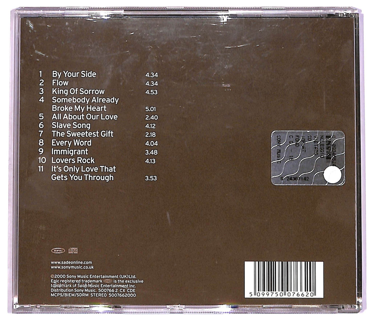 EBOND Sade - Lovers Rock CD CD081413