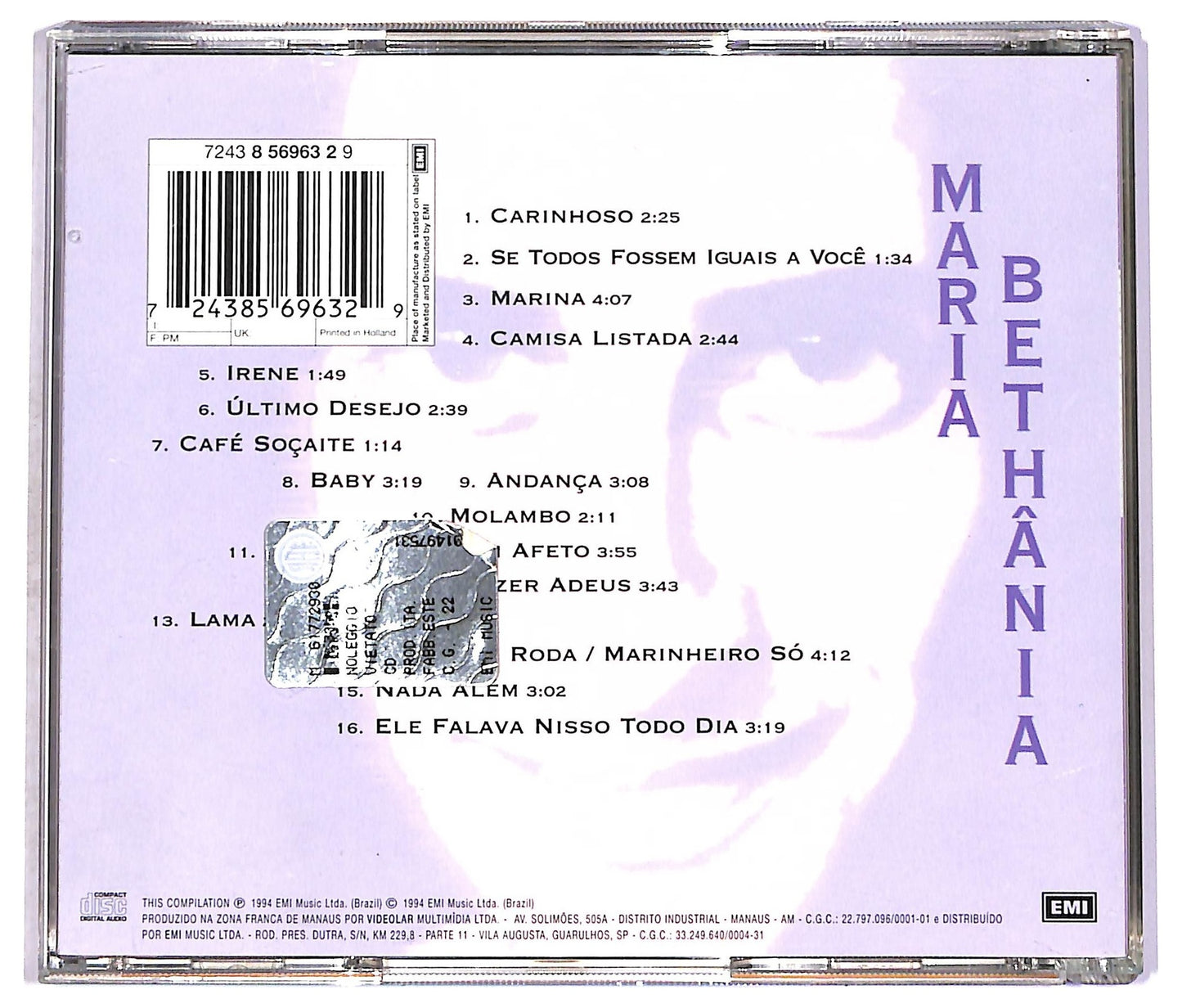 EBOND Maria Bethania - Meus Momentos CD CD081454