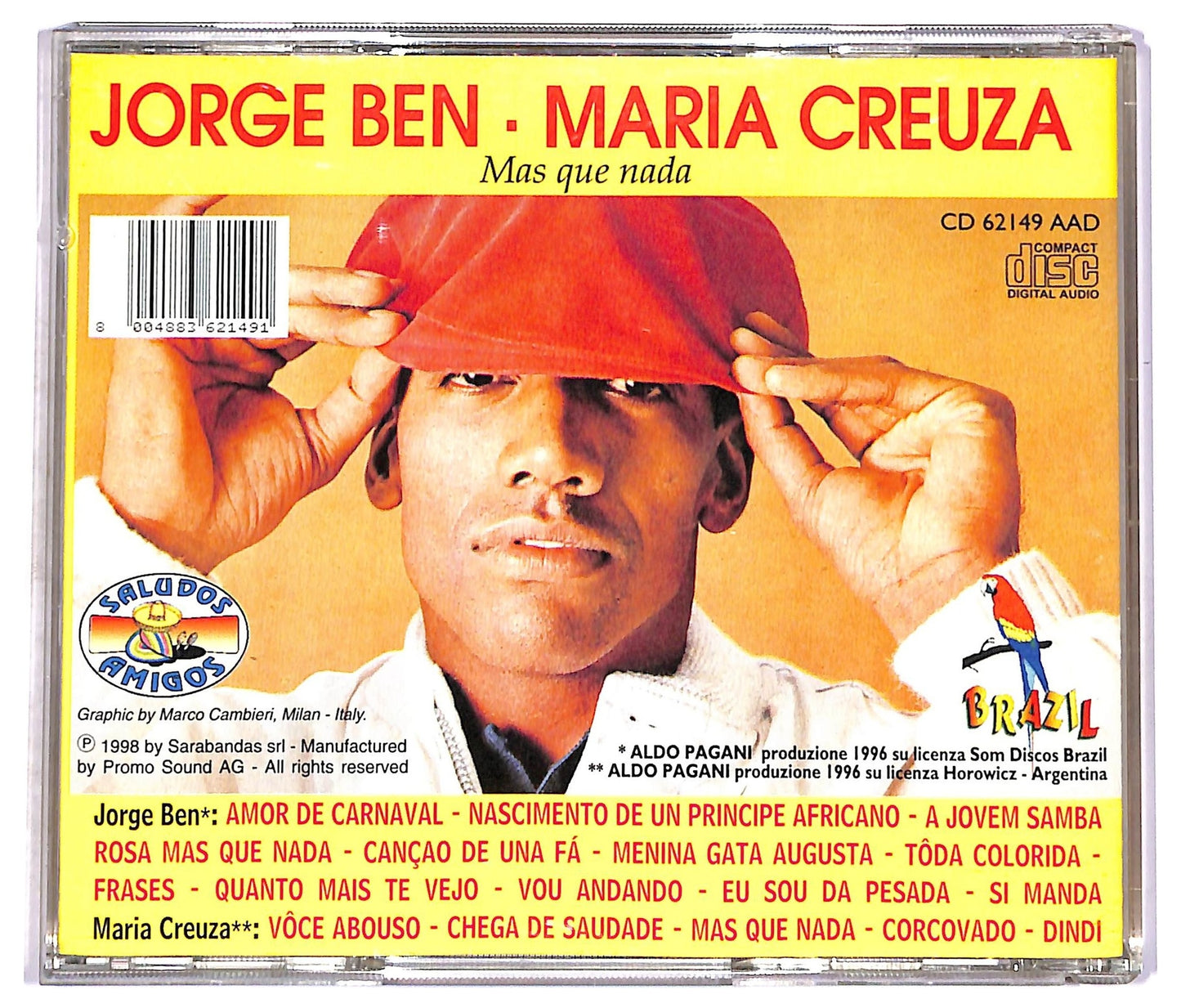 EBOND Jorge Ben Maria Creuza - Mas Que Nada CD CD081515