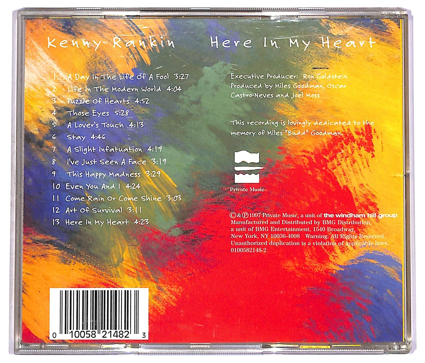 EBOND Kenny Rankin - Here In My Heart CD CD081518