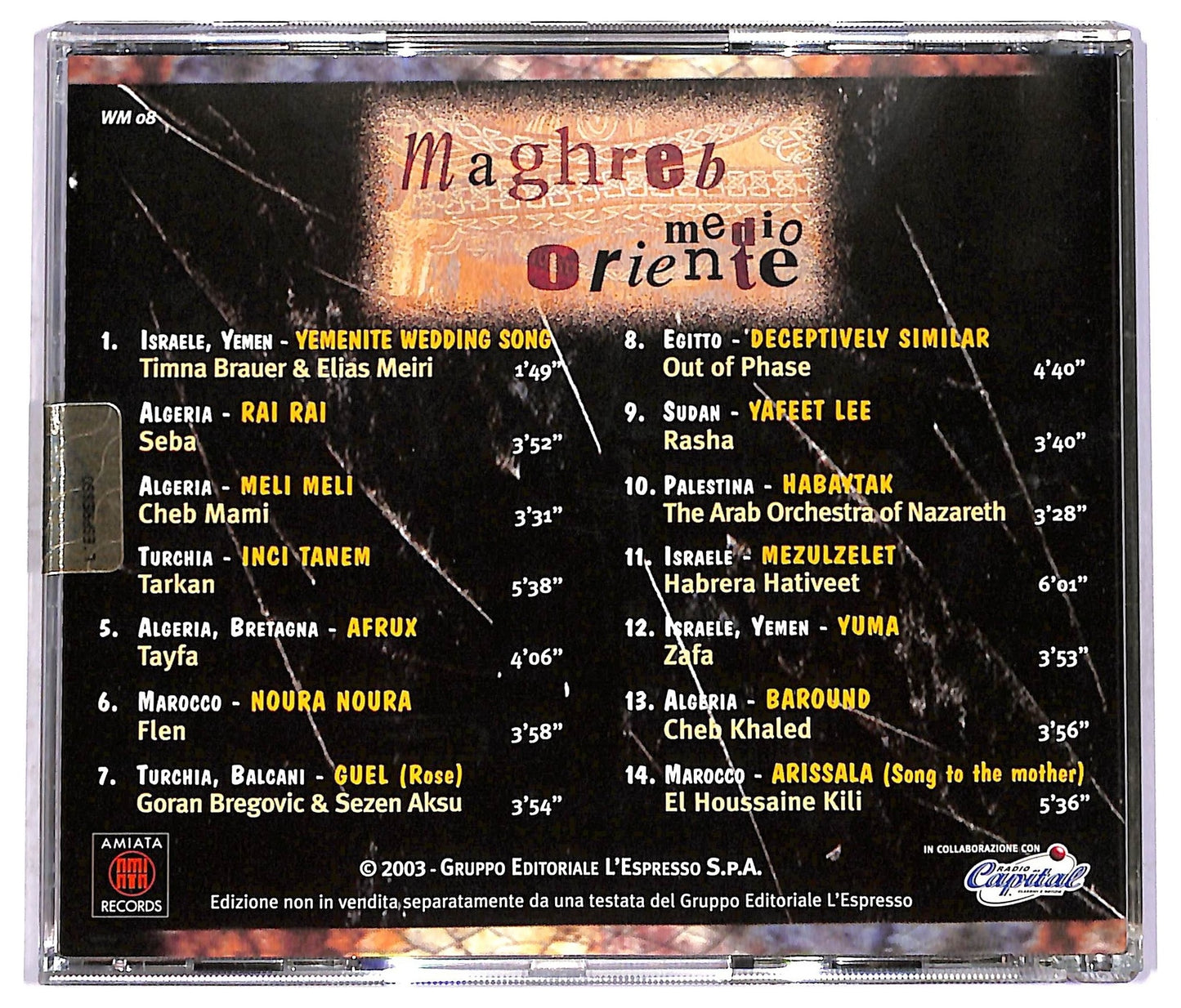 EBOND Various - Maghreb medio oriente - world music CD CD081544