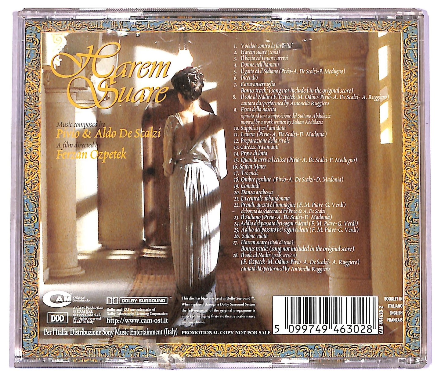 EBOND Pivio & Aldo De Scalzi - Harem Suare CD CD081614