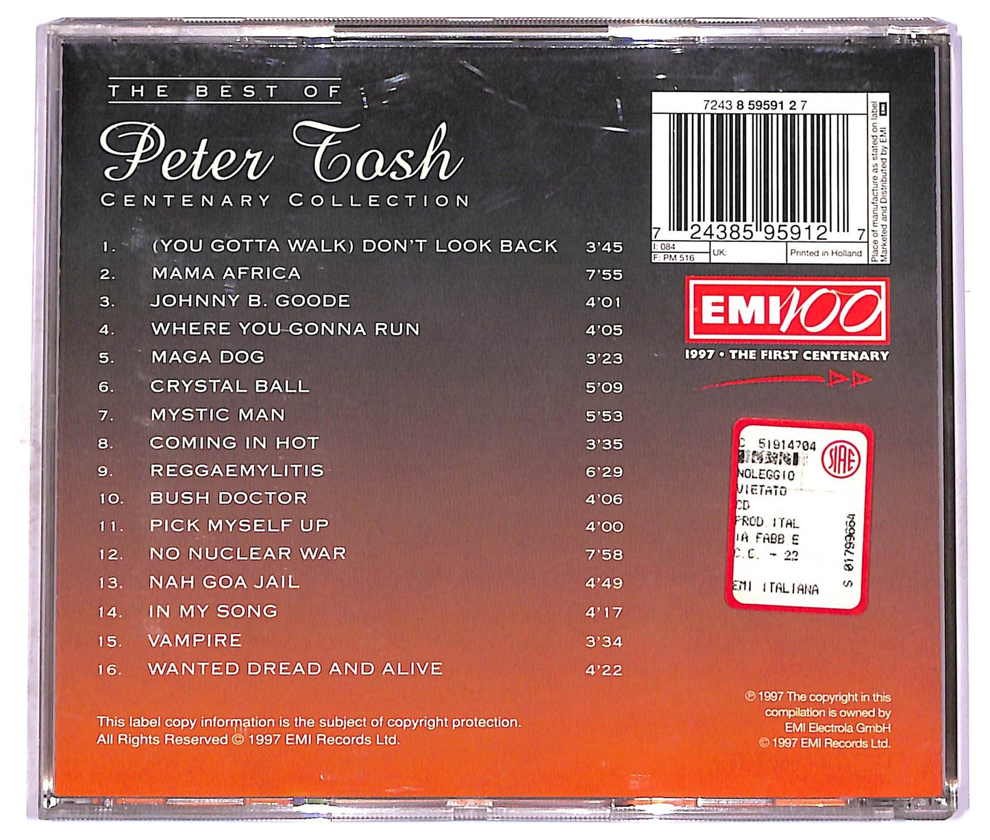 EBOND Peter Tosh - The Best Of Peter Tosh CD CD081638