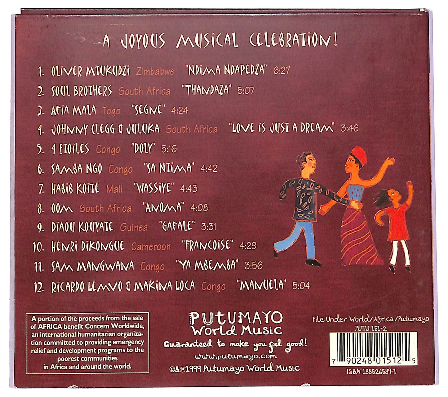 EBOND Various - Africa Digipack CD CD081643
