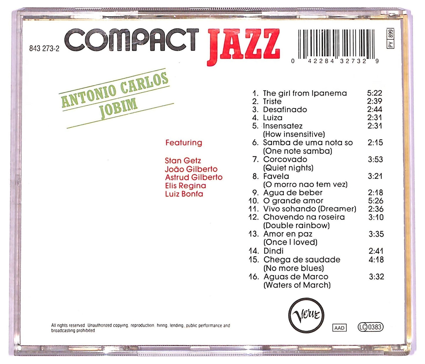 EBOND Antonio Carlos Jobim - Antonio Carlos Jobim CD CD081645