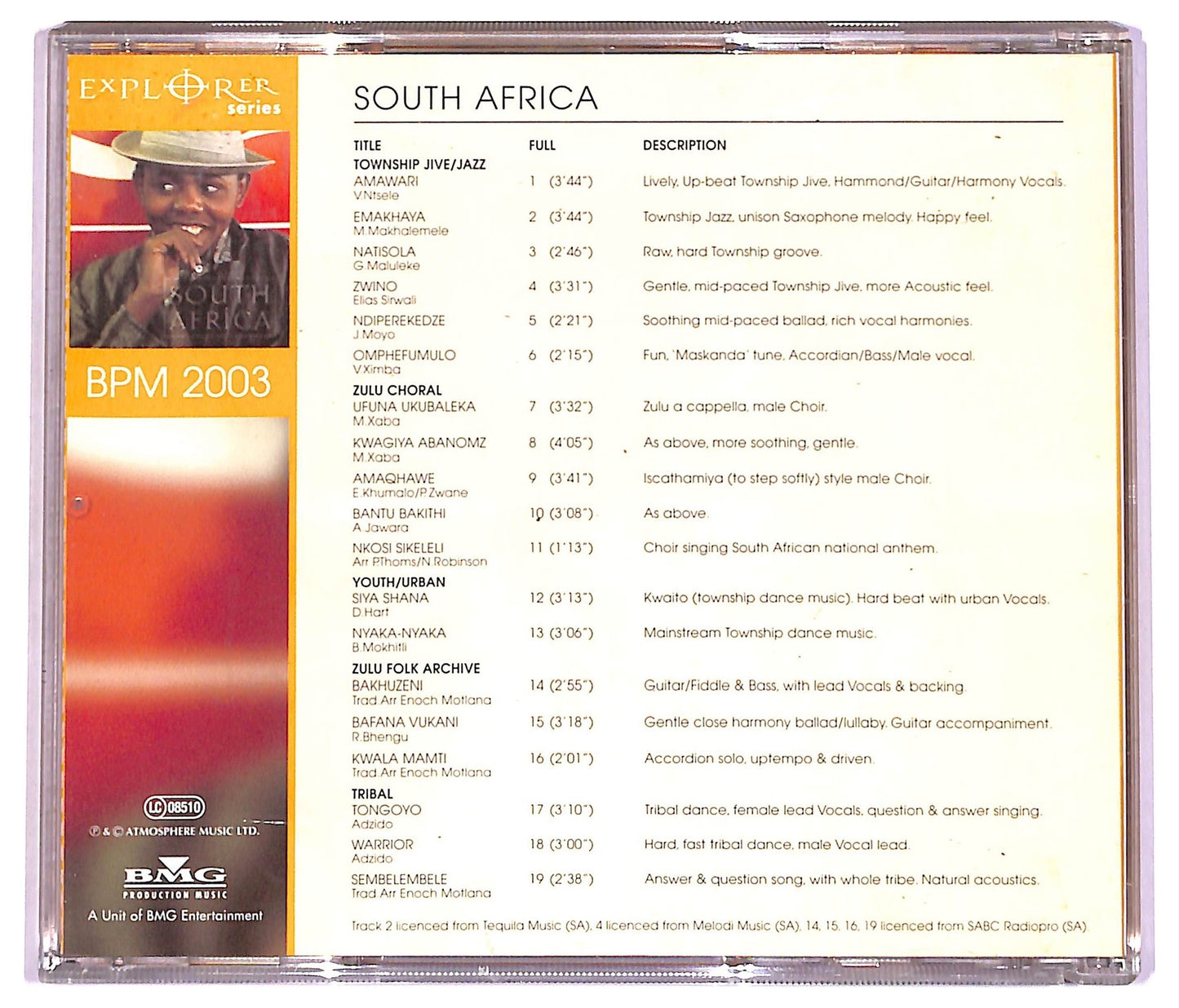 EBOND Various - South Africa CD CD081704