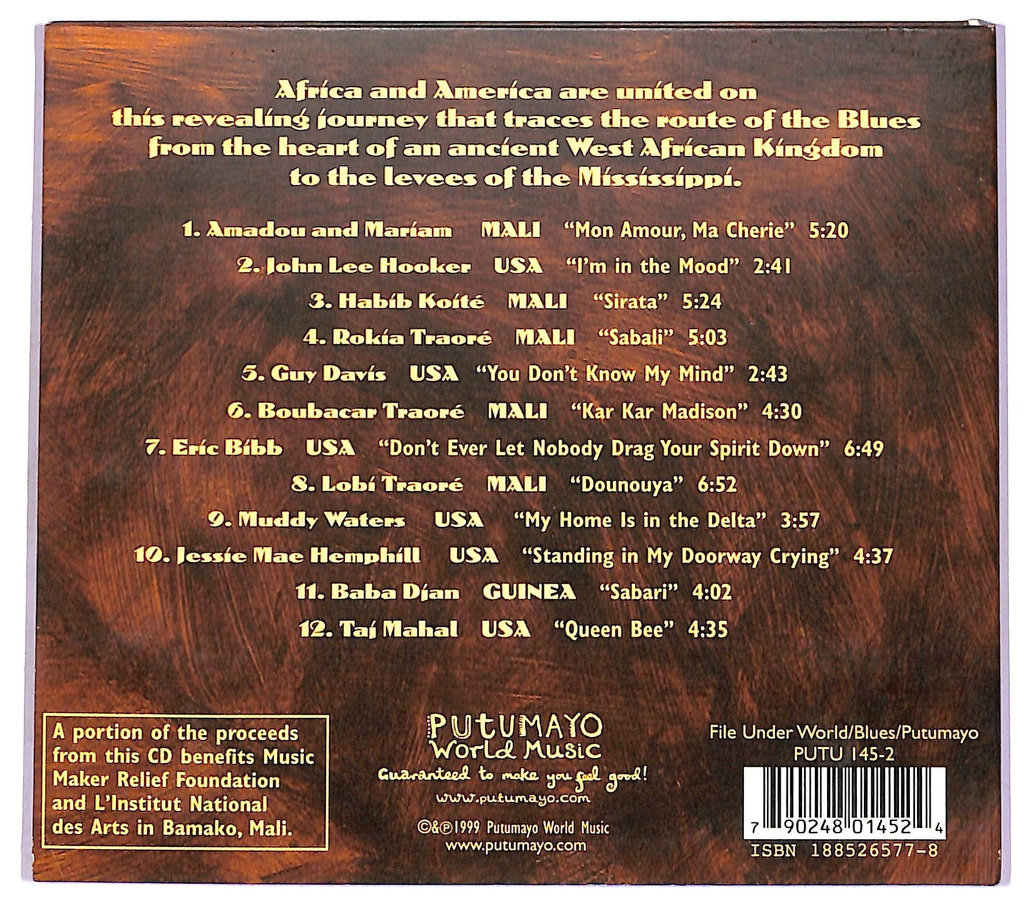 EBOND Various - Mali To Memphis - An African-American Odyssey CD CD081727