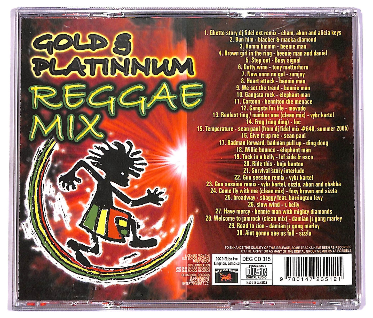 EBOND Various - Gold Platinnum Reggae Mix CD CD081729