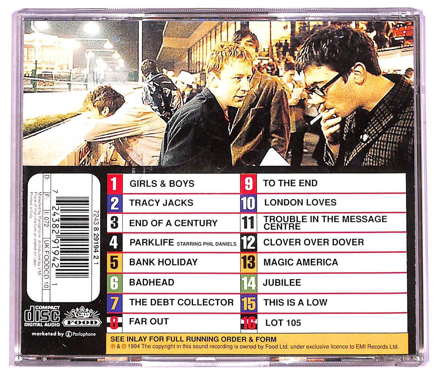 EBOND Blur - Parklife CD CD081759
