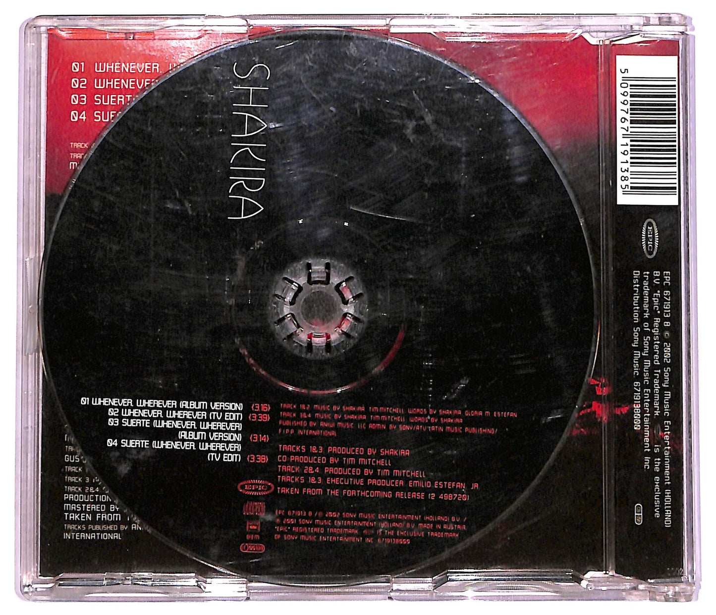 EBOND Shakira - Whenever, Wherever CD CD081802