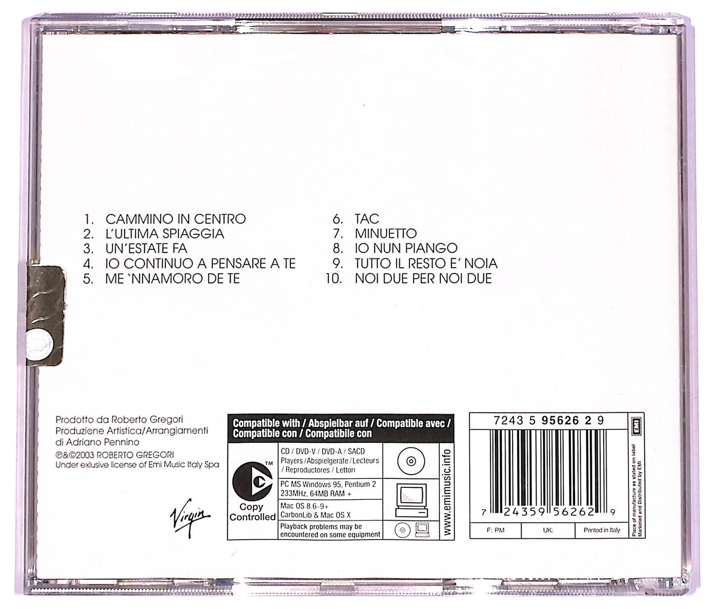 EBOND Franco Califano - Le Luci Della Notte CD CD081822