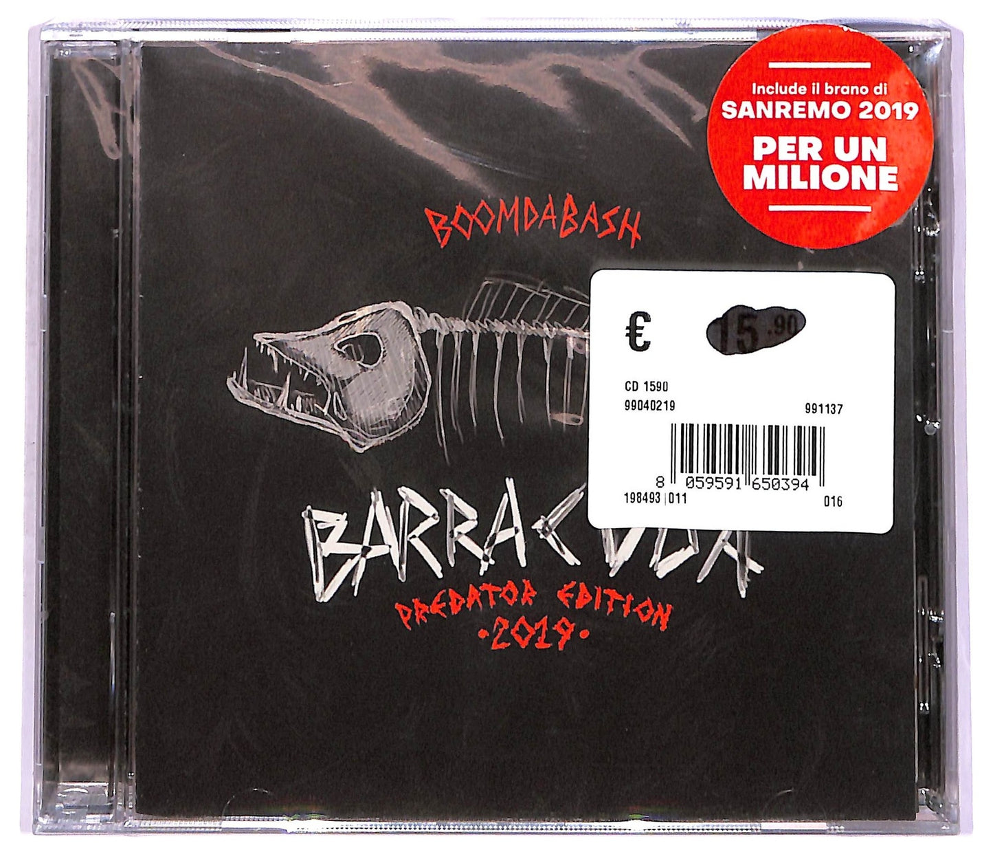 EBOND Boomdabash - Barracuda - Predator Edition 2019 CD CD081839