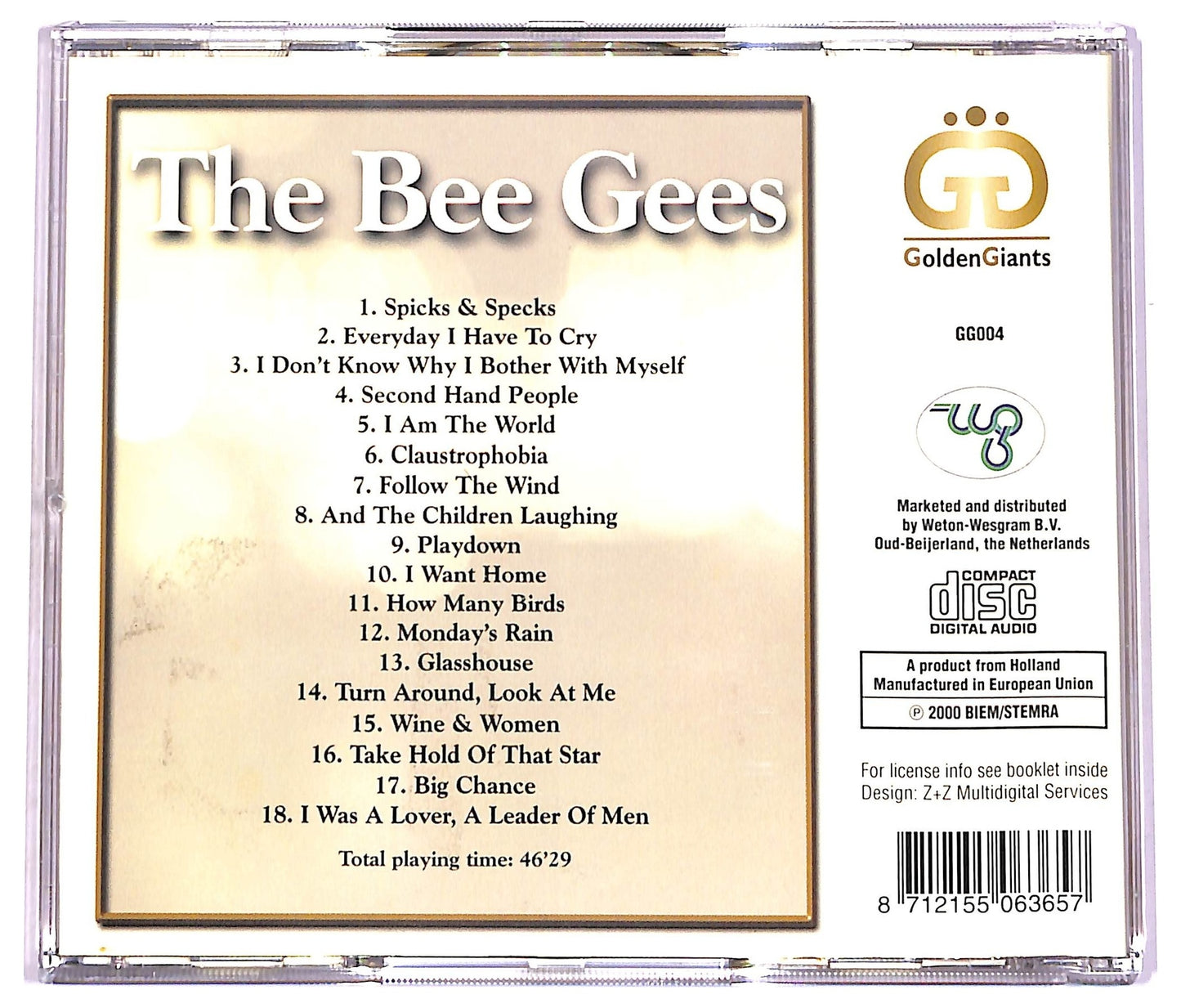 EBOND The Bee Gees - Spicks And Specks CD CD081901