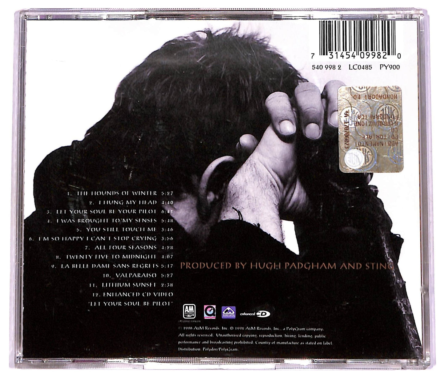 EBOND Sting - Mercury Falling CD CD081934