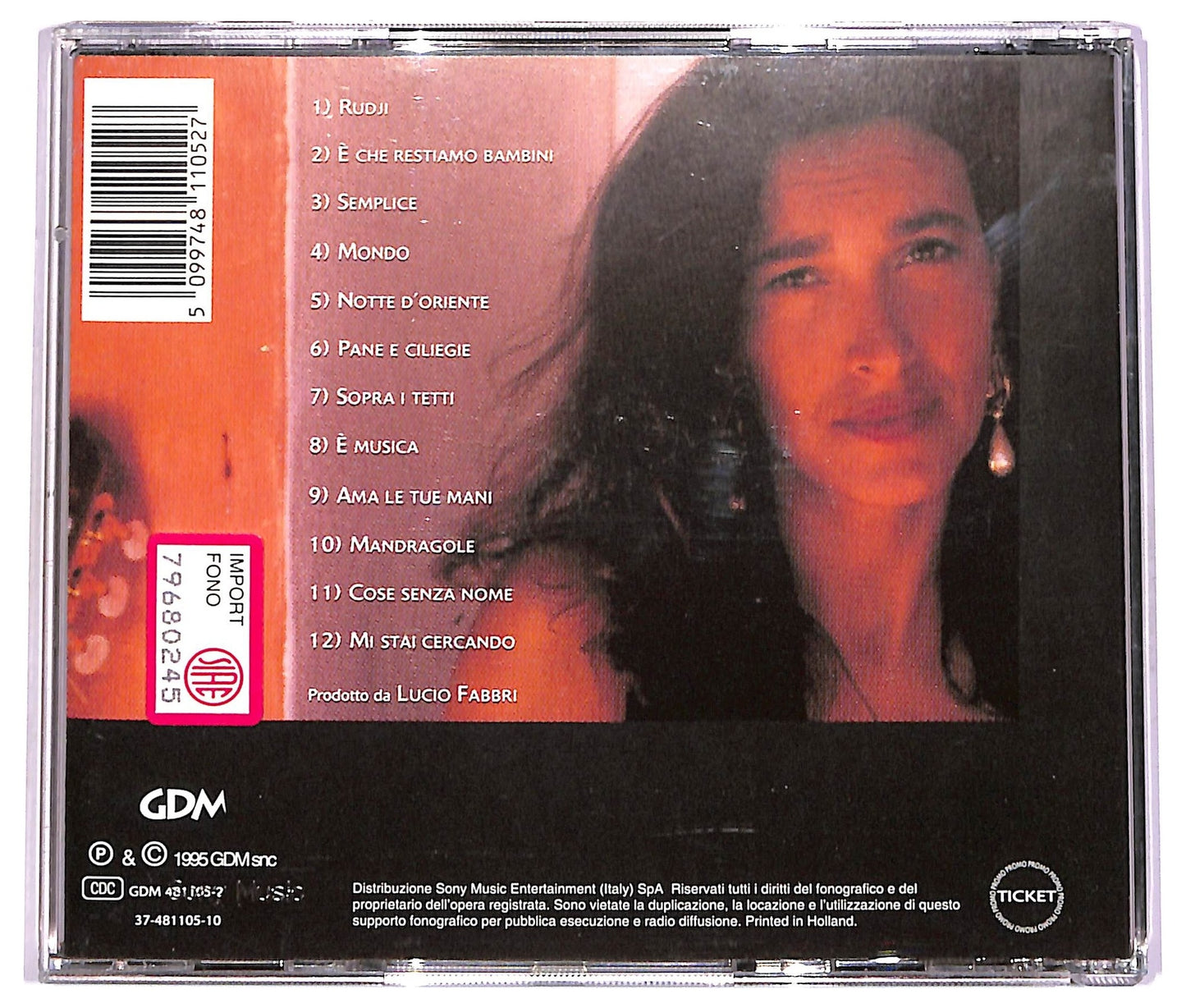EBOND Grazia Di Michele - Rudji CD CD082004