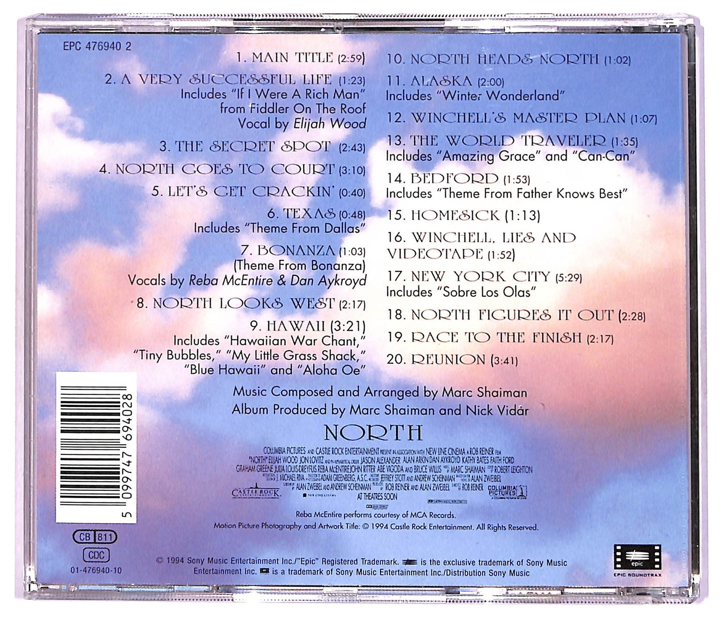 EBOND Marc Shaiman - North CD CD082029