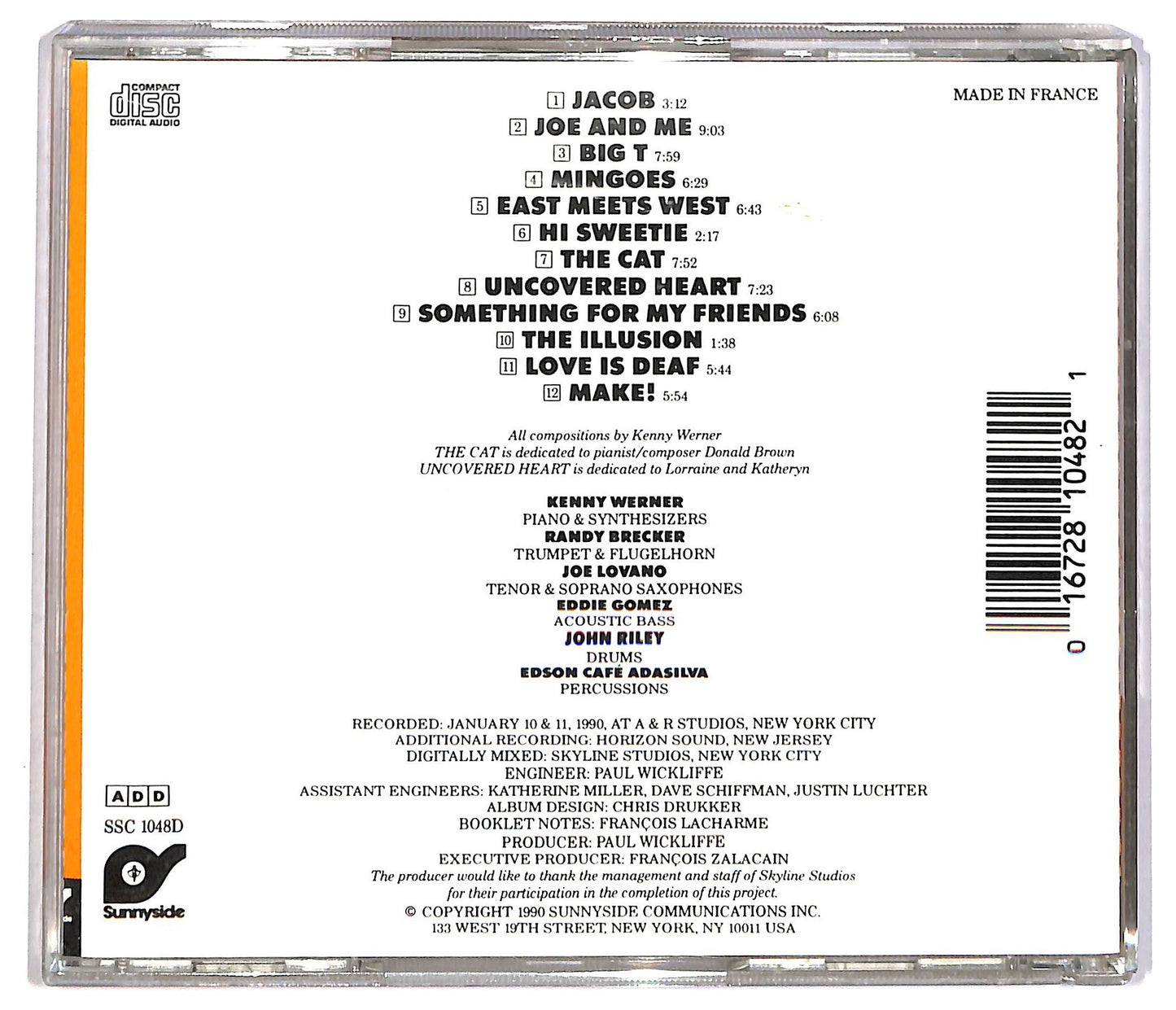 EBOND Kenny Werner - Uncovered Heart CD CD082104