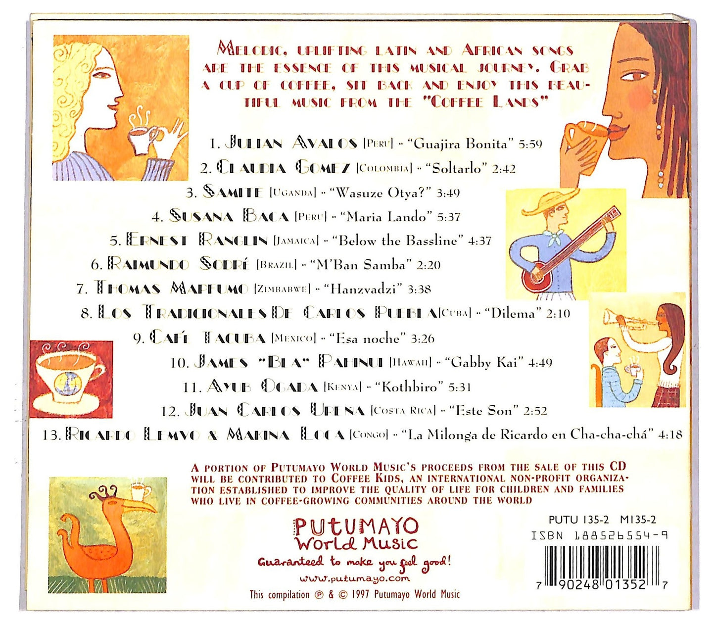 EBOND Various - A Putumayo Blend - Music From The Coffee Lands CD CD082241