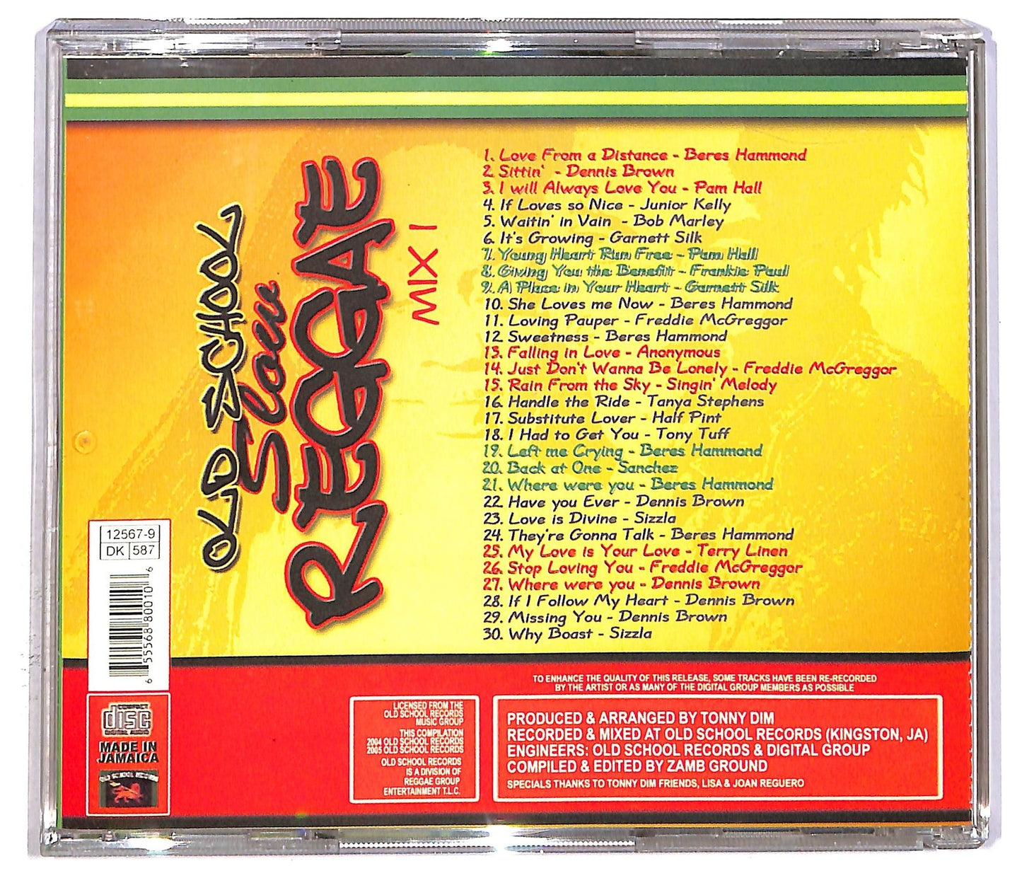 EBOND Old School - Slow Reggae mix I CD CD082309