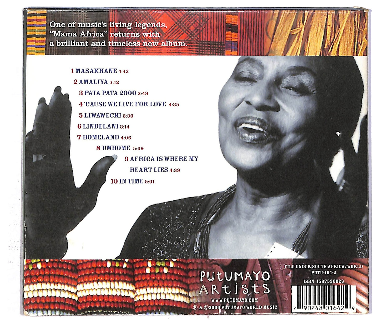 EBOND Miriam Makeba - Homeland CD CD082330