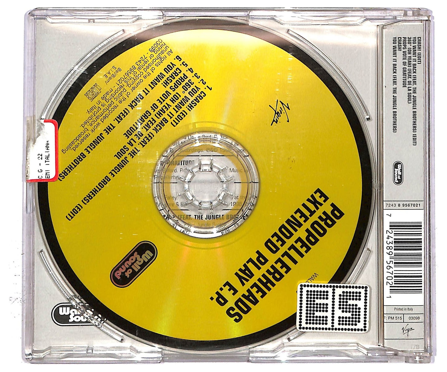 EBOND Propellerheads - Extended Play E.P CD CD082345