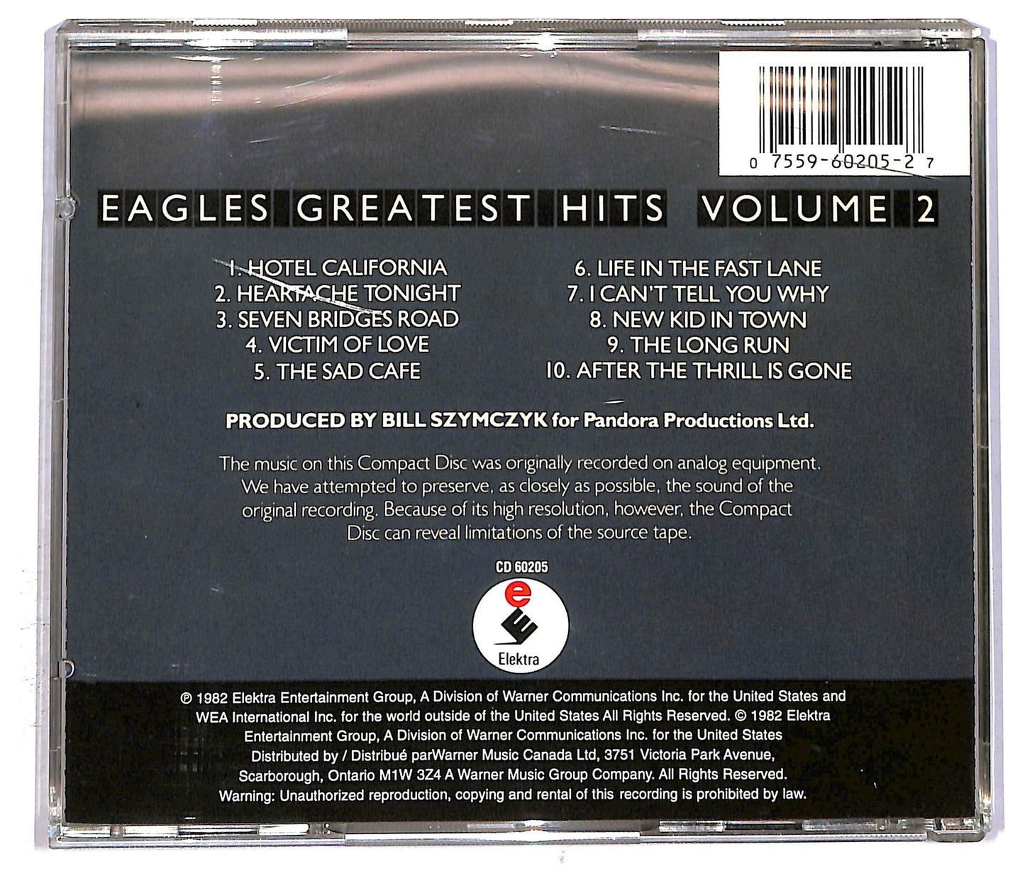 EBOND Eagles - Greatest Hits Volume 2 CD CD082351