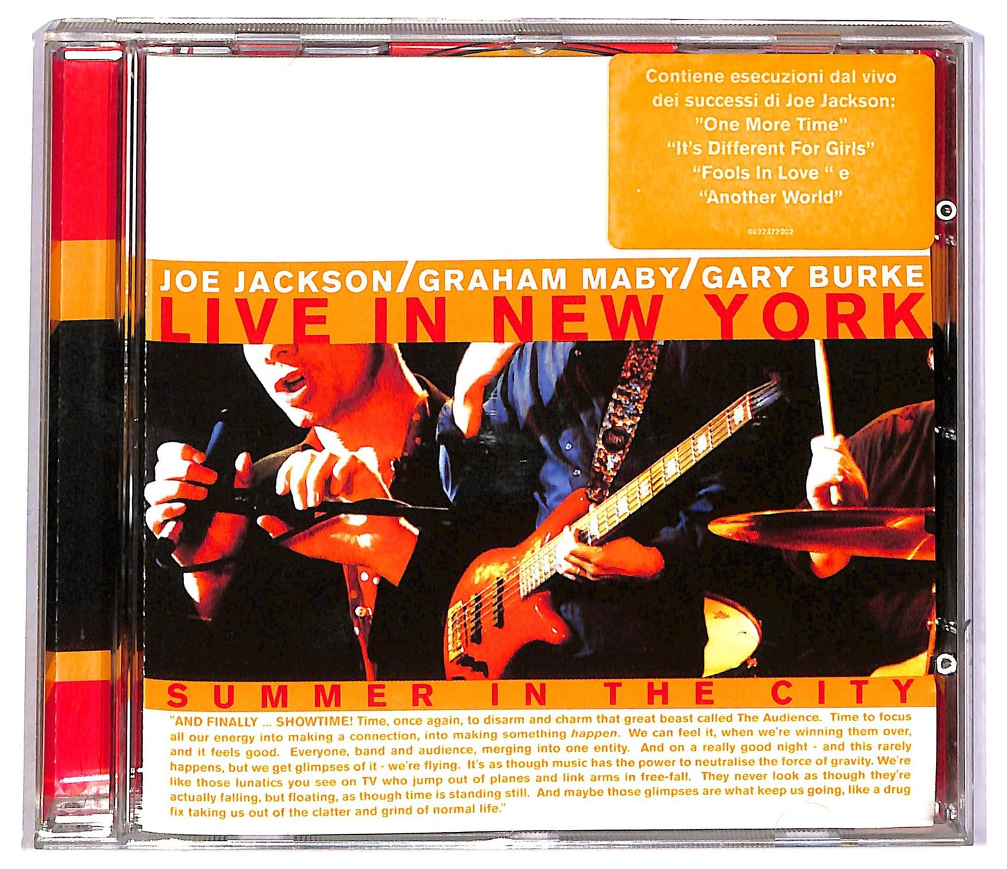 EBOND Joe Jackson - Summer In The City - Live In New York CD CD082433