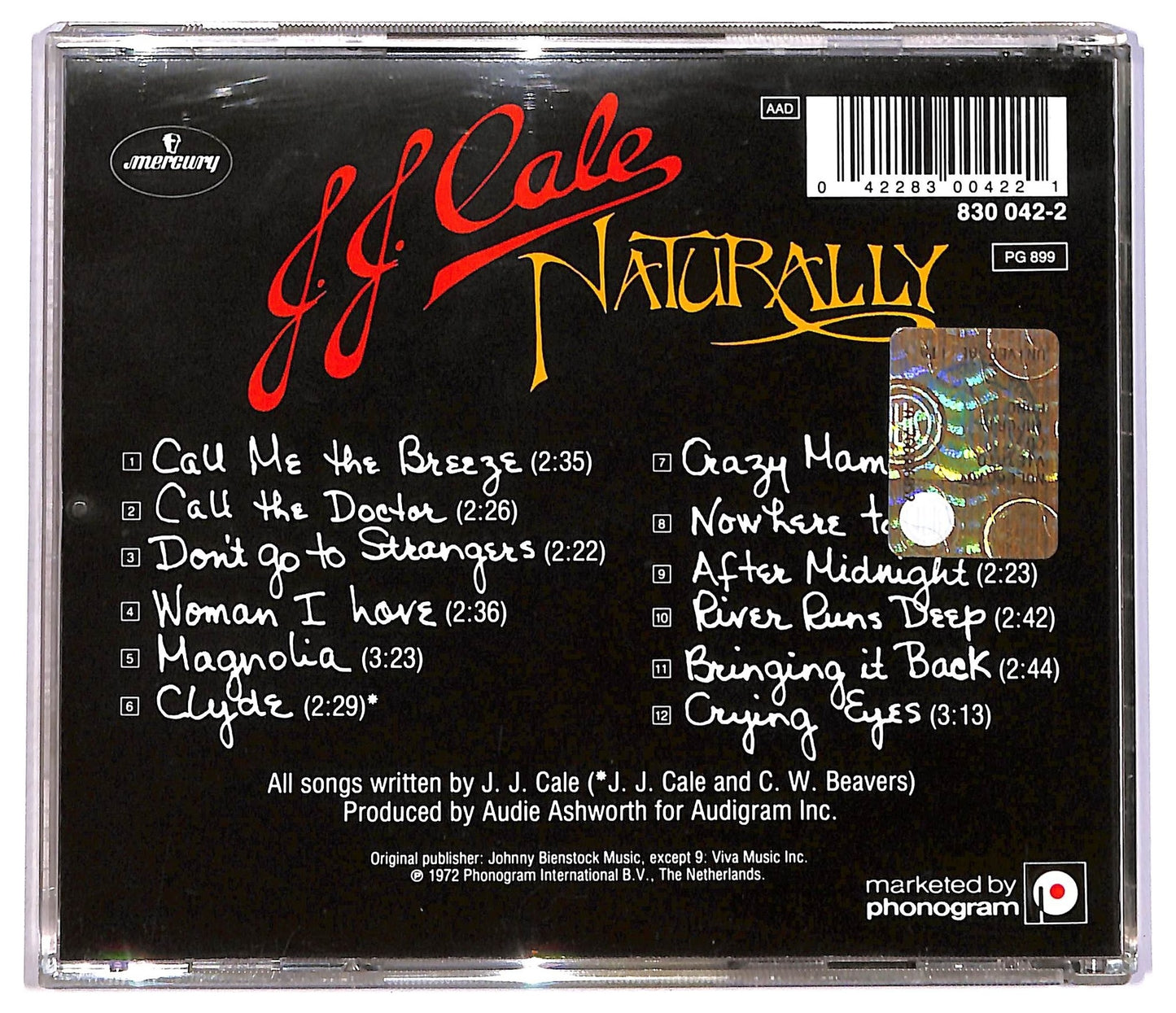 EBOND J.J. Cale - Naturally CD CD082439