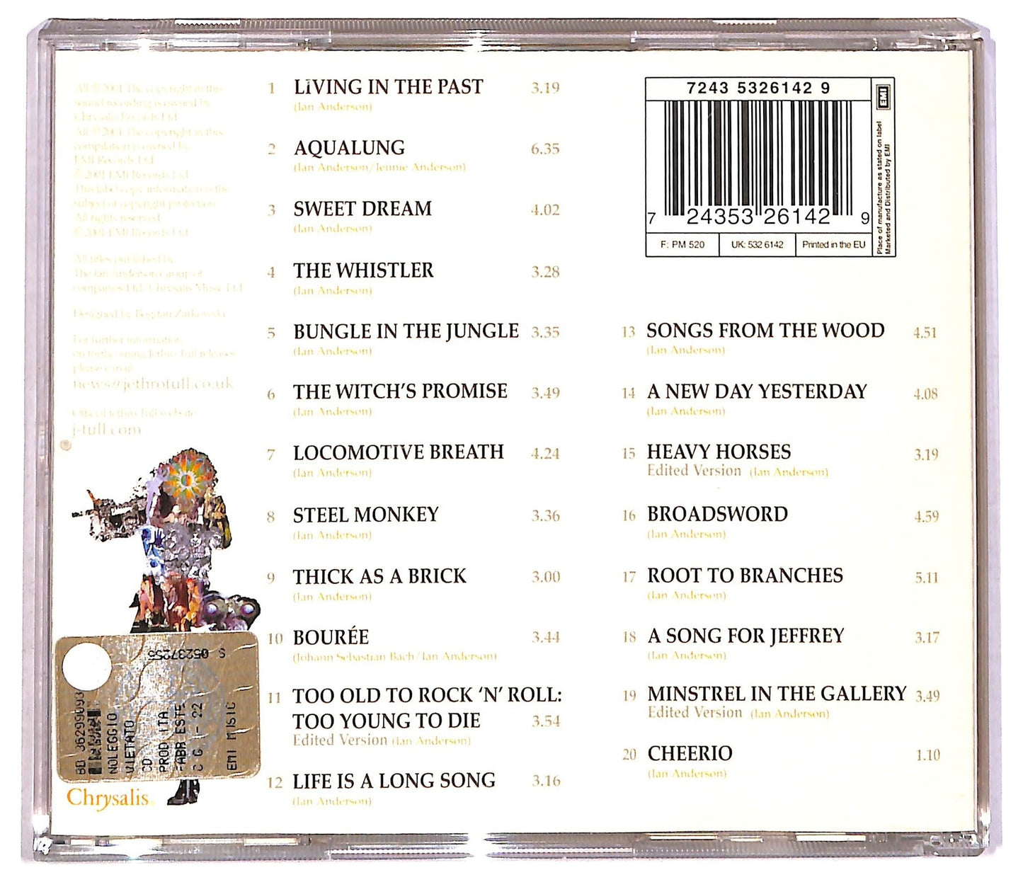 EBOND Jethro Tull - The Very Best Of COMPILATION JEWEL CASE CD CD082505