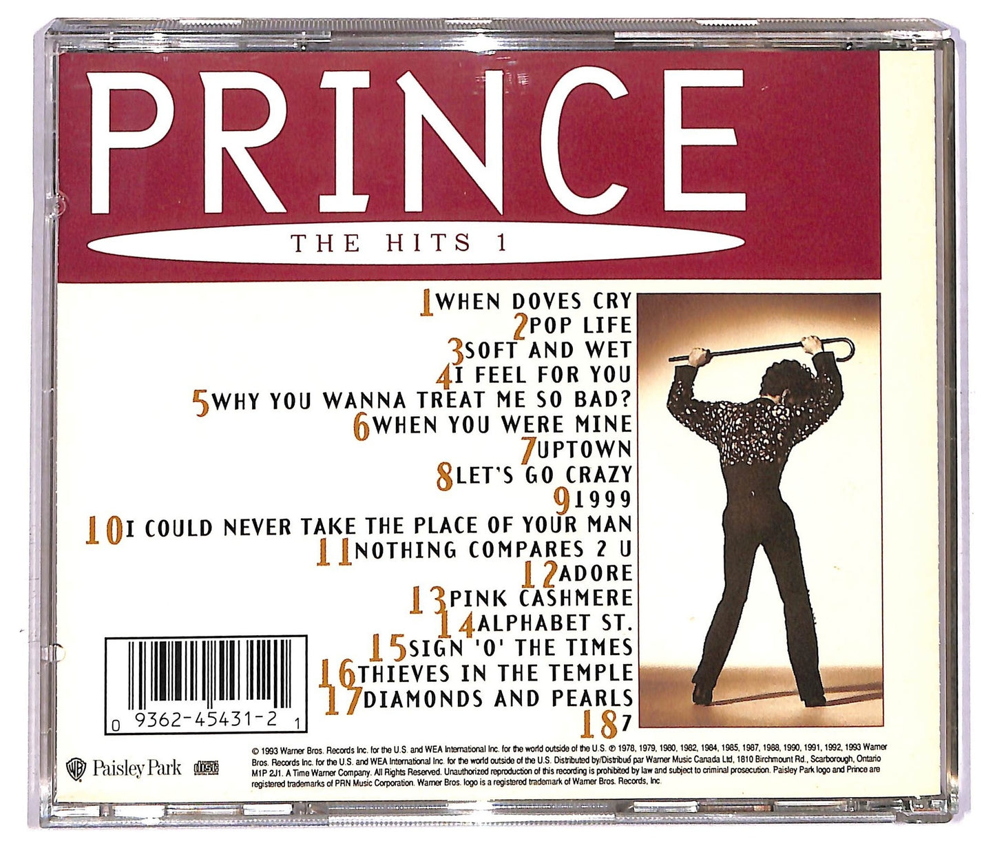 EBOND Prince - The Hits 1 CD CD082512