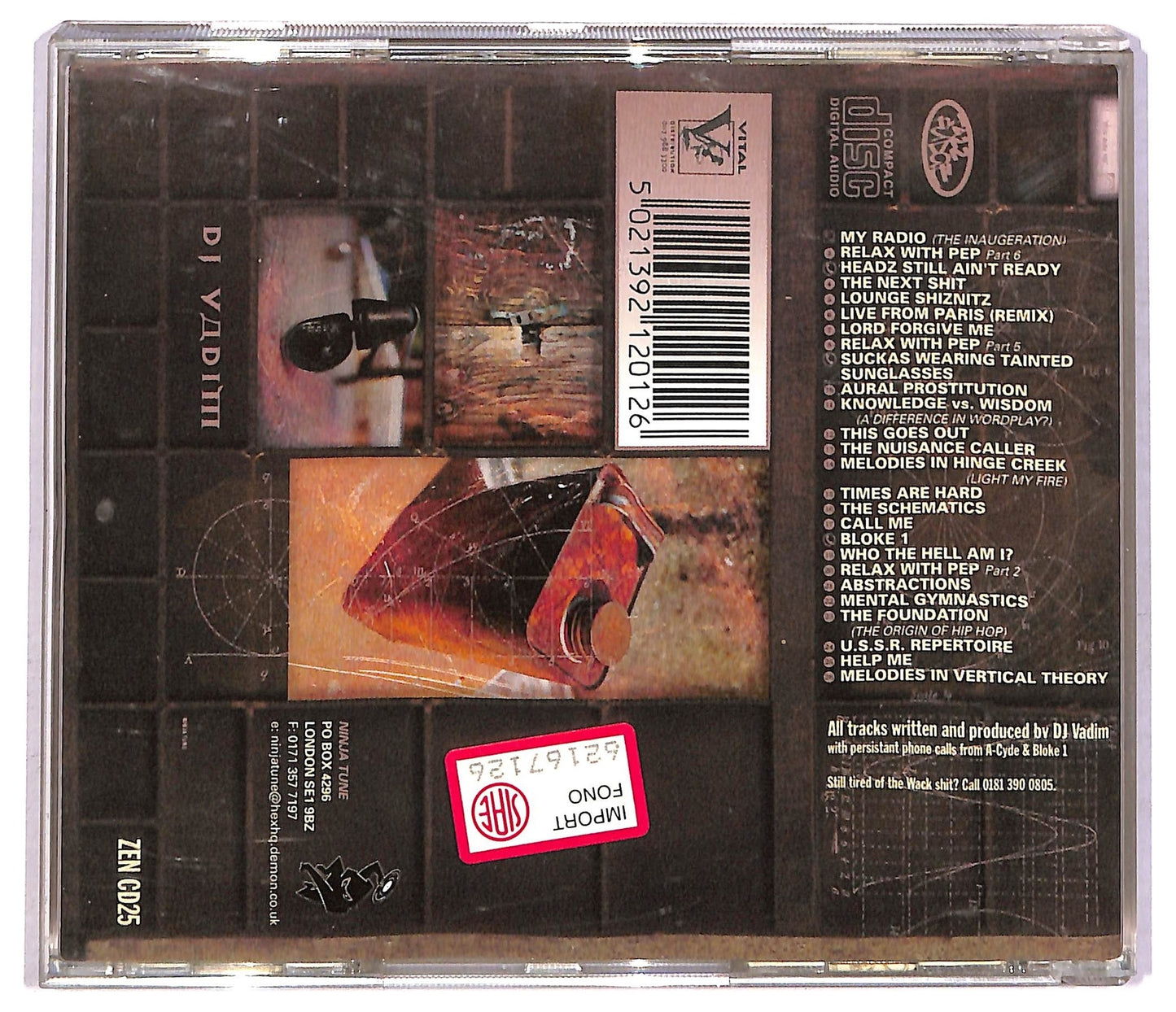 EBOND DJ Vadim - U.S.S.R. Repertoire CD CD082527