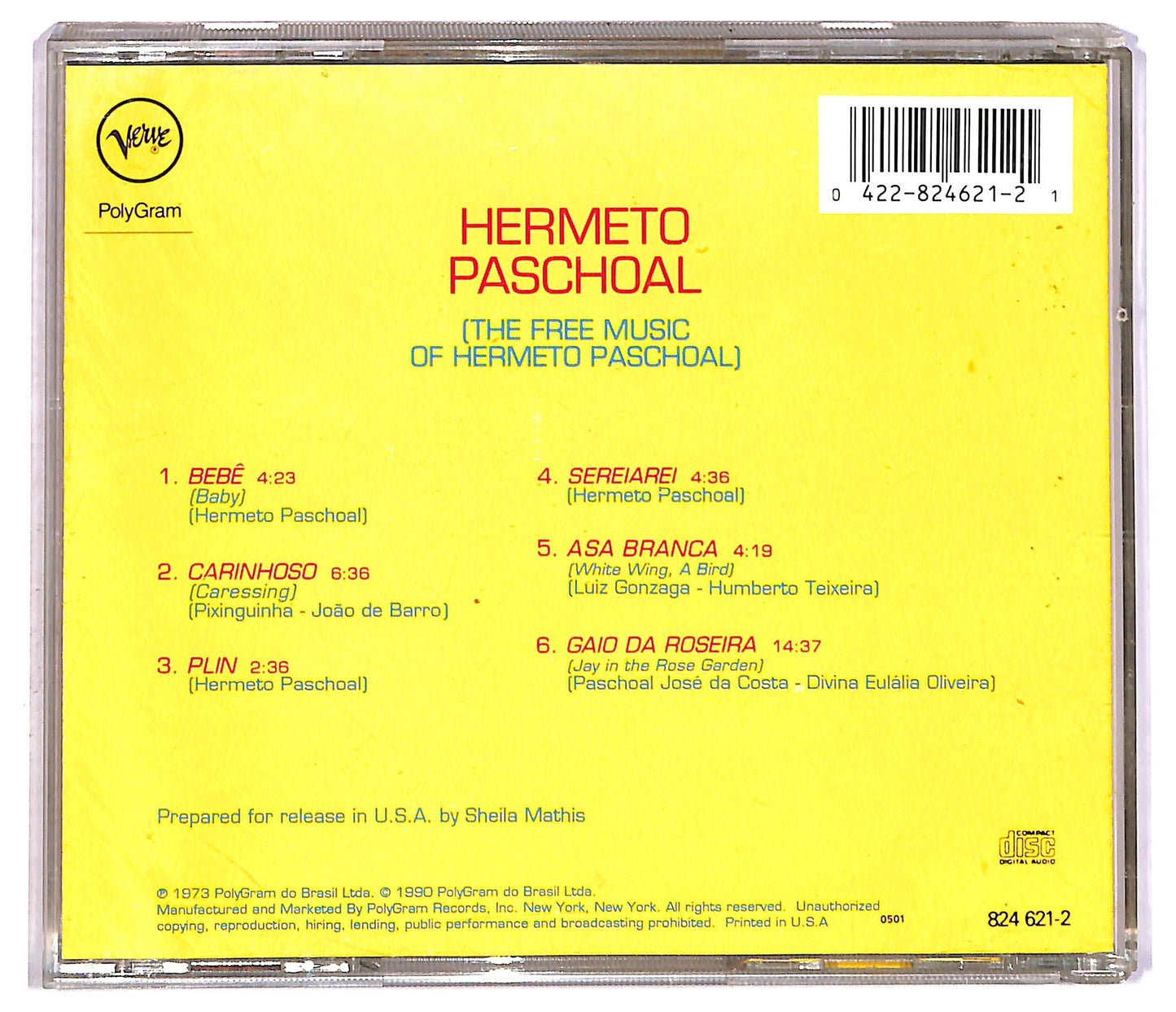 EBOND Hermeto Paschoal - A Musica Livre De Hermeto Paschoal CD CD082532