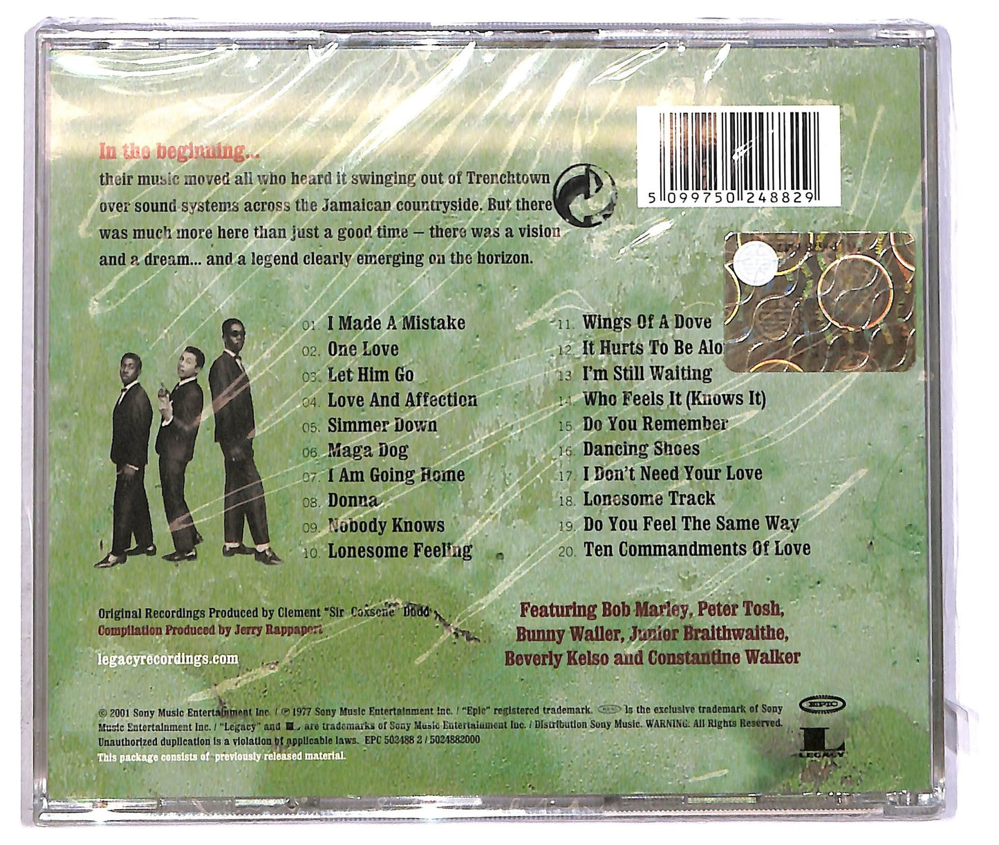 EBOND Bob Marley & The Wailers -Trenchtown Days: The Birth Of A Legend CD CD082714