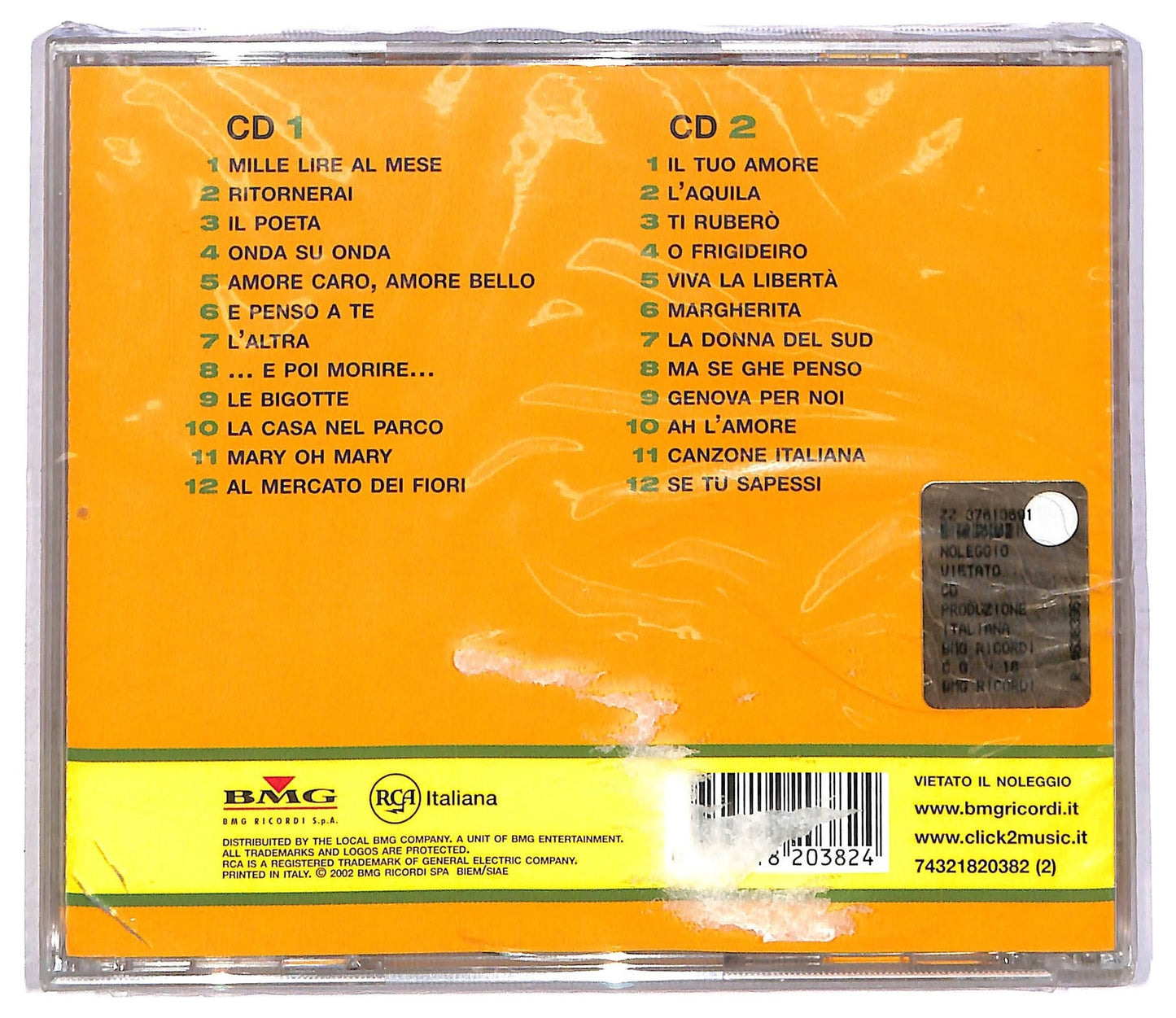 EBOND Bruno Lauzi - I Grandi Successi Originali CD CD082717