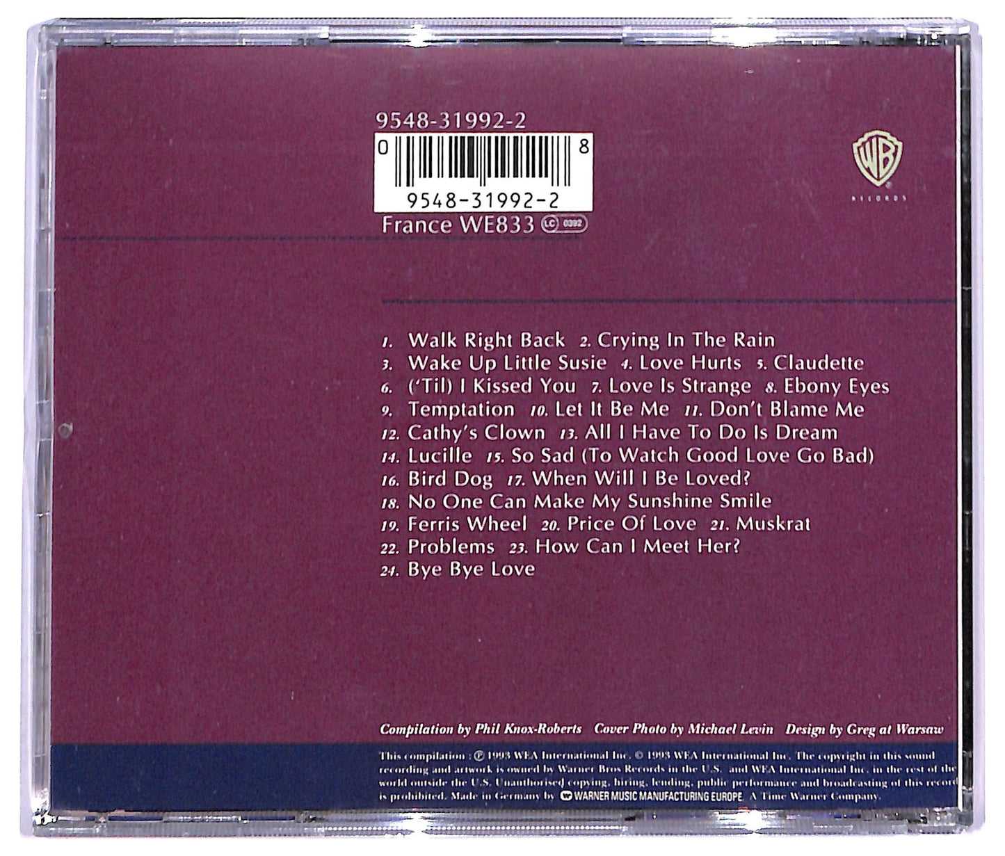 EBOND Everly Brothers - The Golden Years Of The Everly Brothers CD CD082807