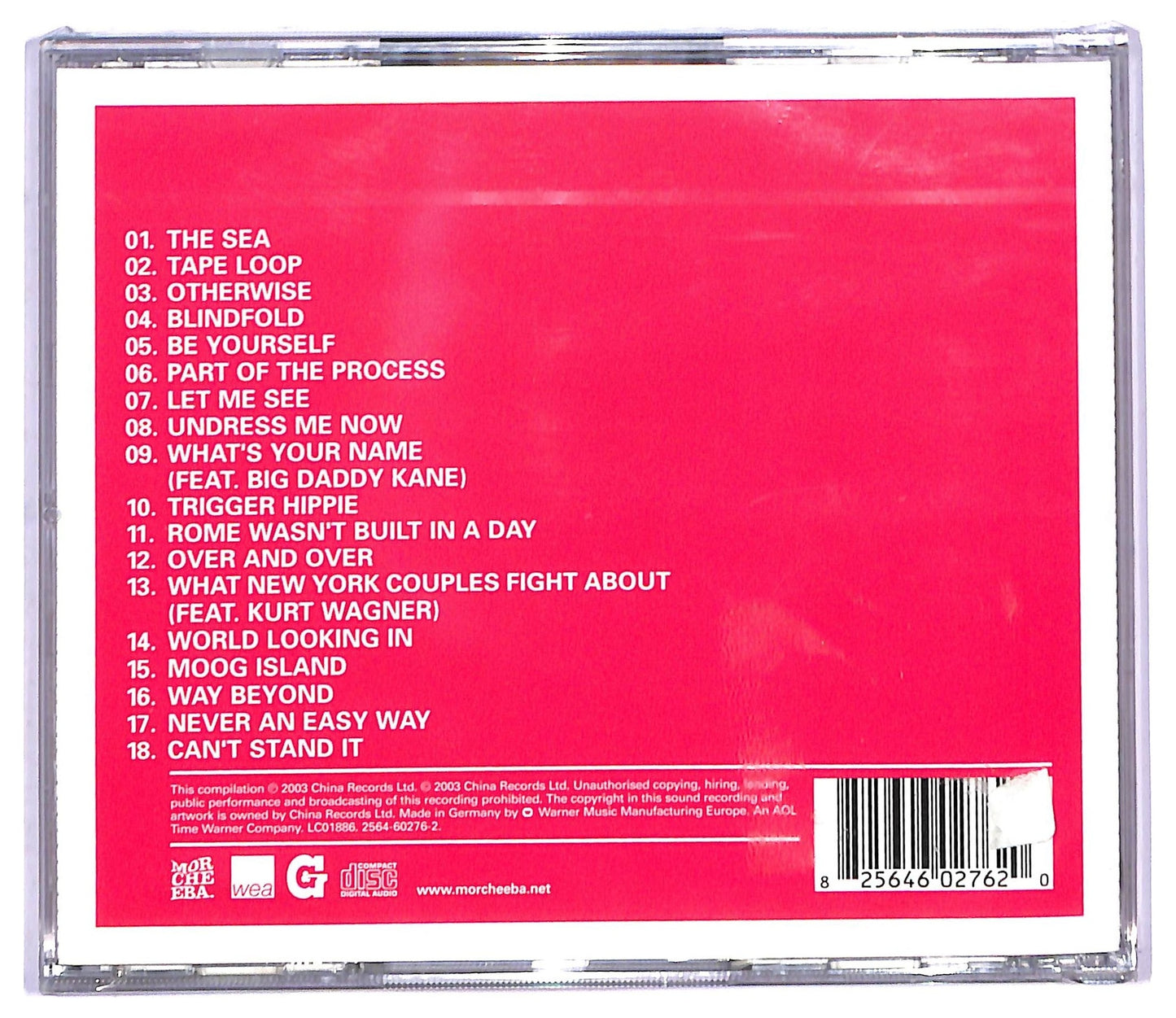 EBOND Morcheeba - Parts Of The Process CD CD082818