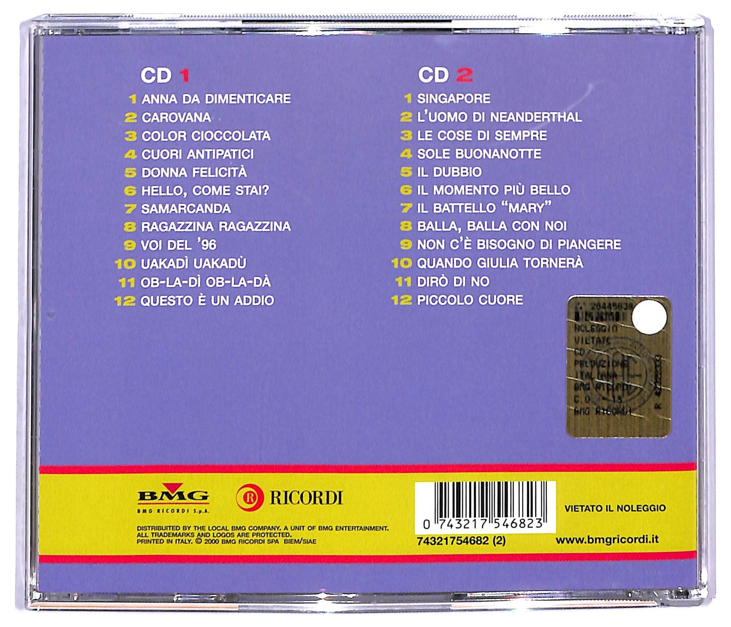 EBOND I Nuovi Angeli - I Grandi Successi Originali CD CD082937