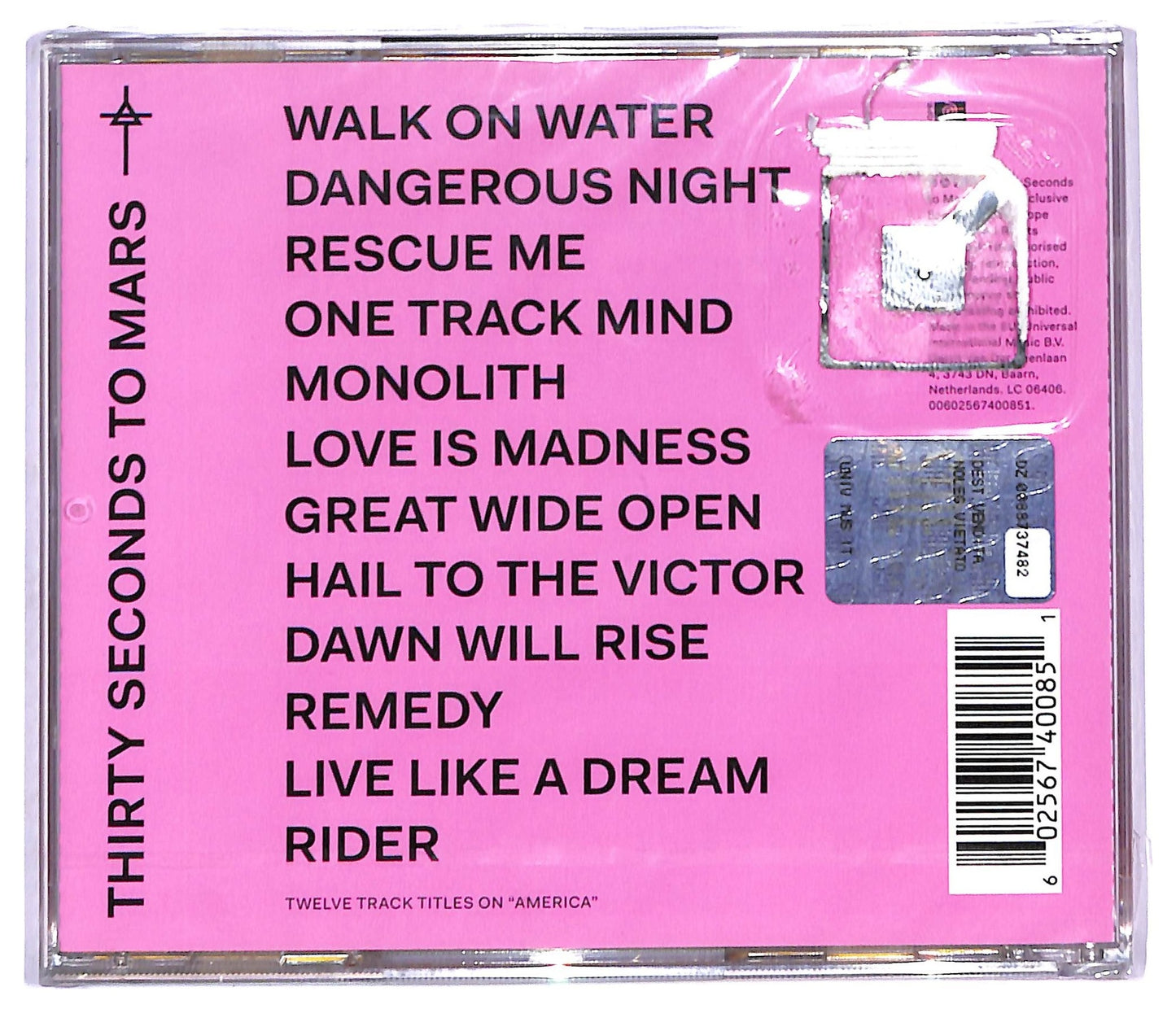 EBOND Thirty Seconds To Mars - America CD CD082945