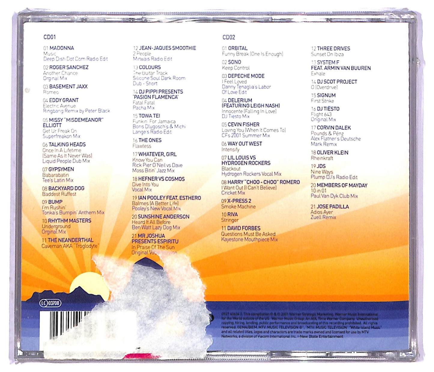 EBOND Various - MTV Ibiza 2001 CD CD083050