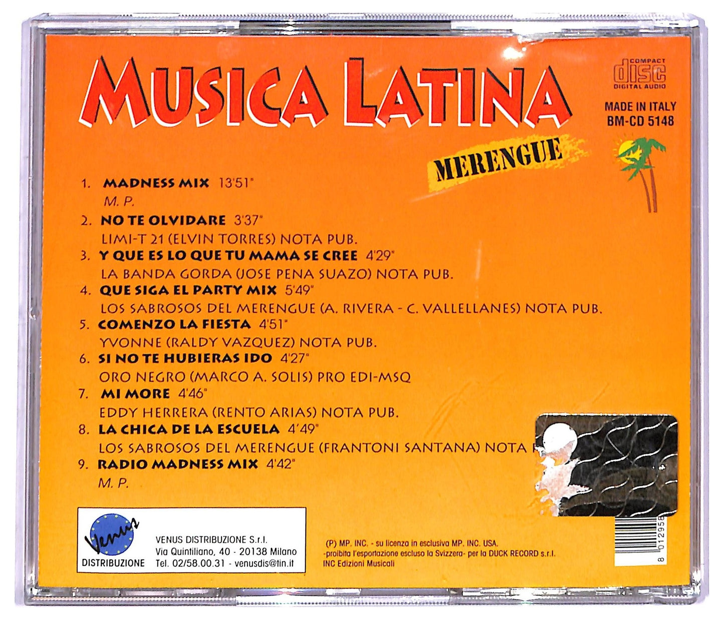 EBOND Various - Musica Latina Merenque CD CD083208