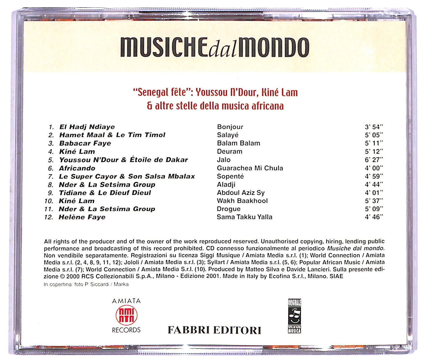 EBOND Various - Africa - Senegal - Senegal Fete CD CD083224