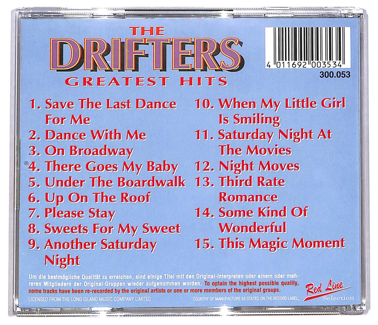 EBOND The Drifters - Greatest Hits CD CD083329