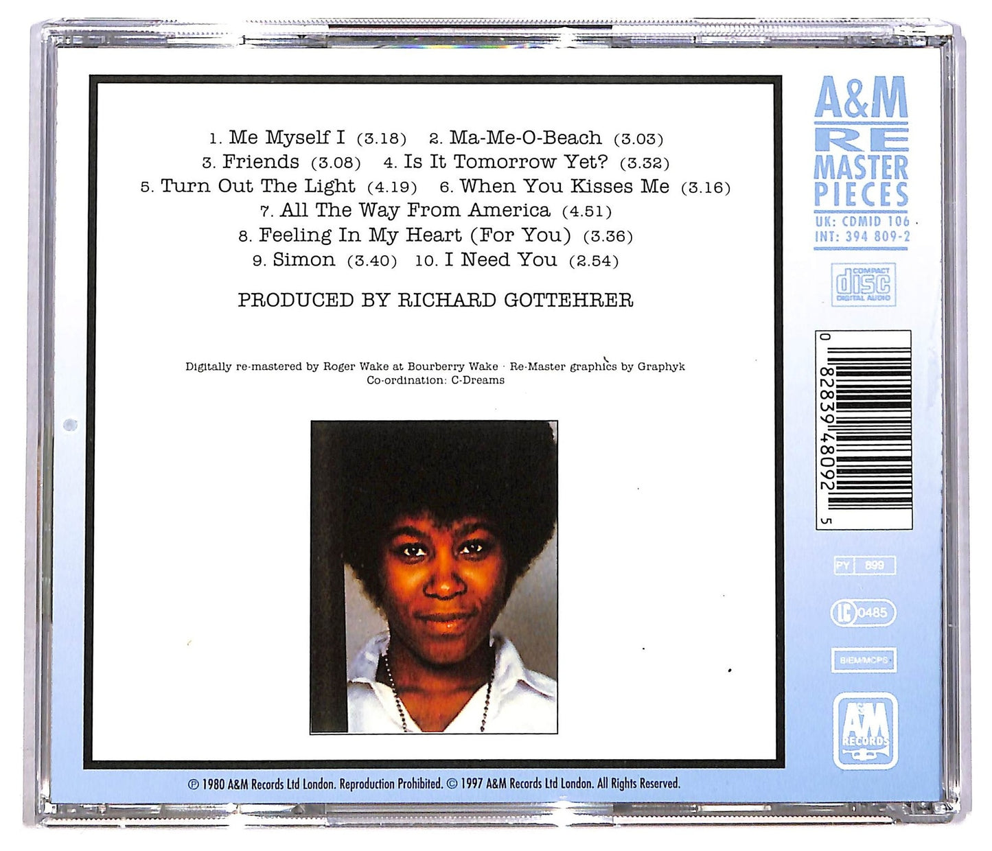 EBOND Joan Armatrading - Me Myself I CD CD083337