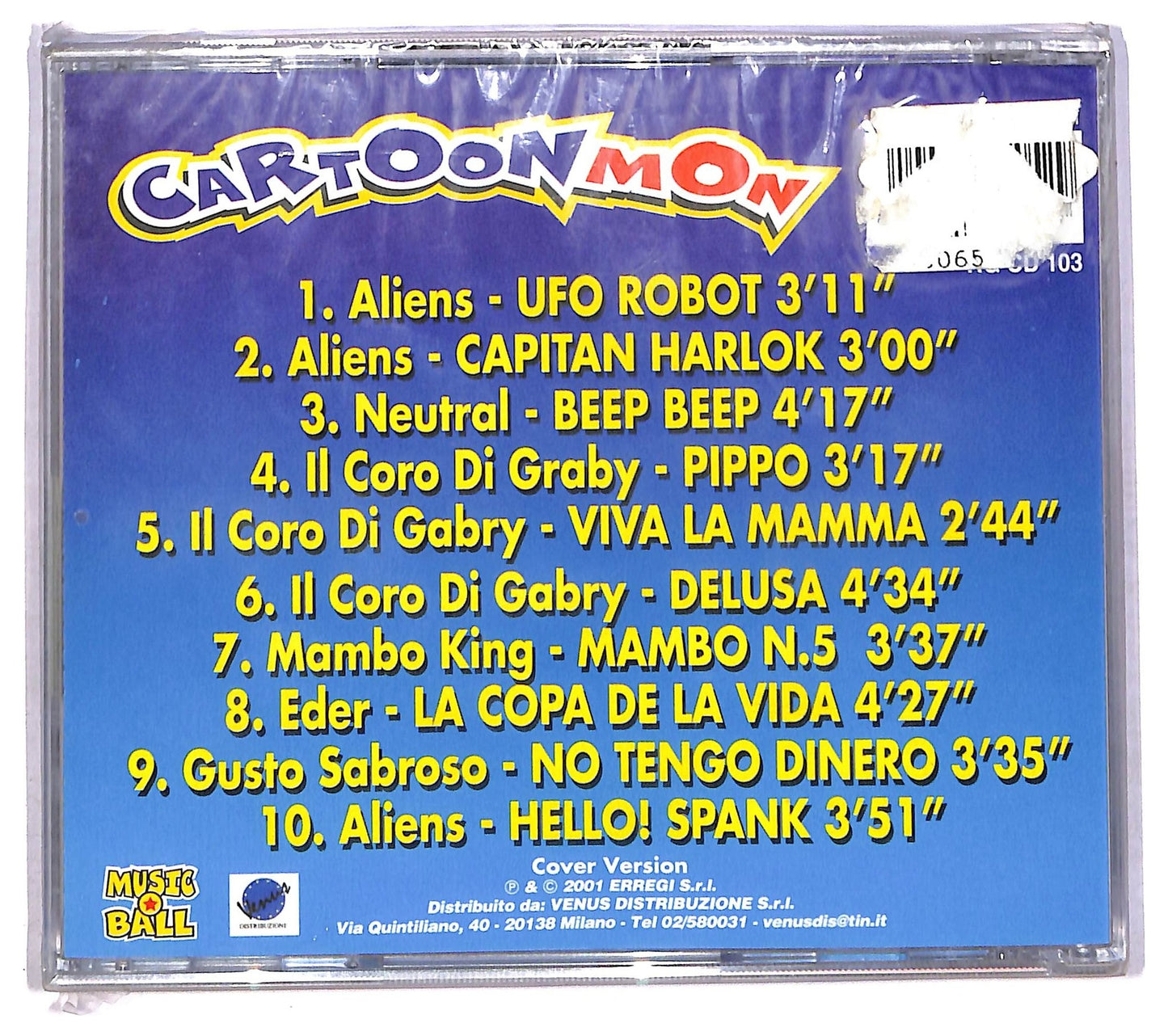 EBOND Various - Cartoonmon CD CD083349