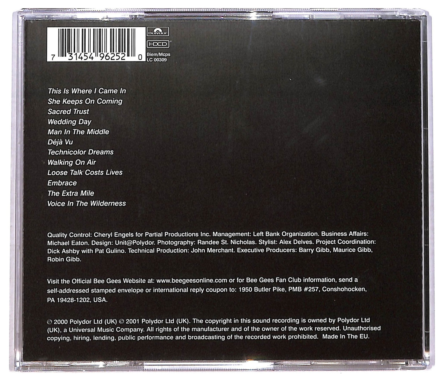 EBOND Bee Gees -This Is Where I Came In CD CD083539
